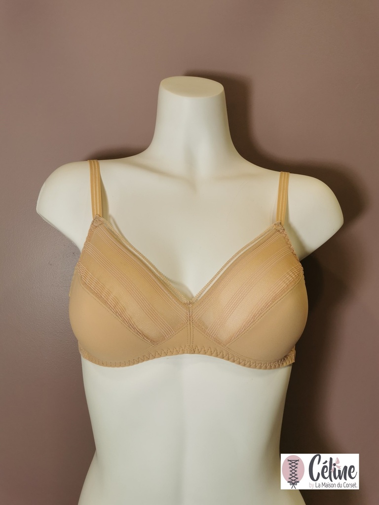 Soutien gorge sans armature Antigel de Lise Charmel New Apesanteur skin rose ECJ6514