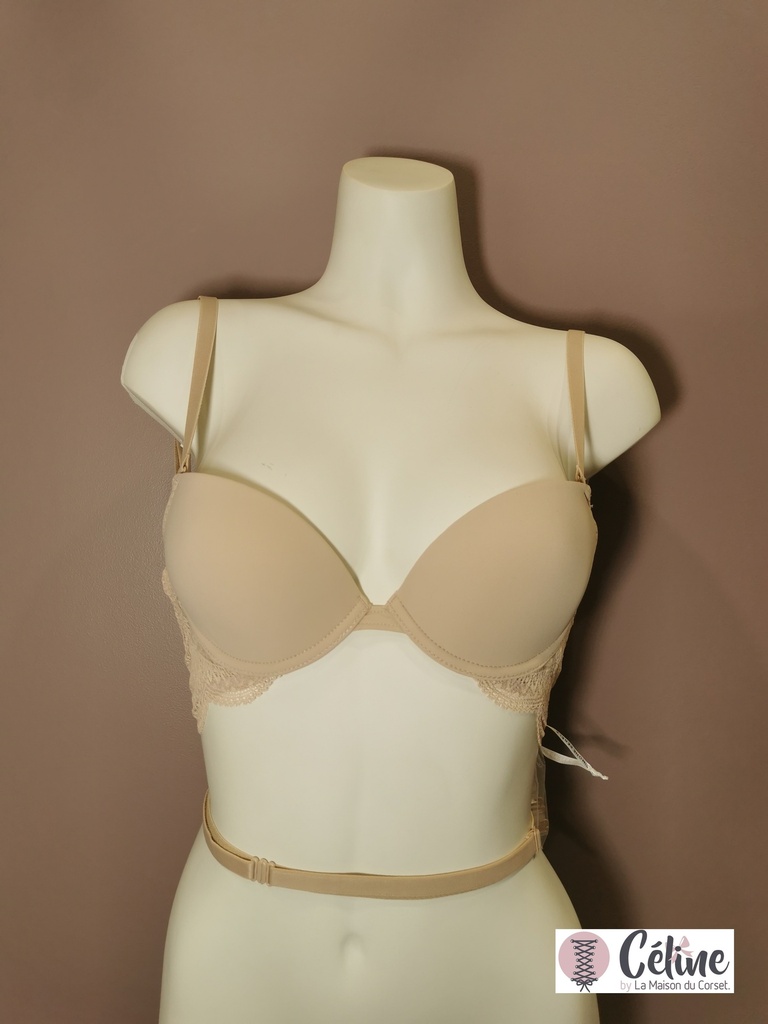 Soutien gorge multi-positions Simone Perele Karma 12V370 peau rosee 