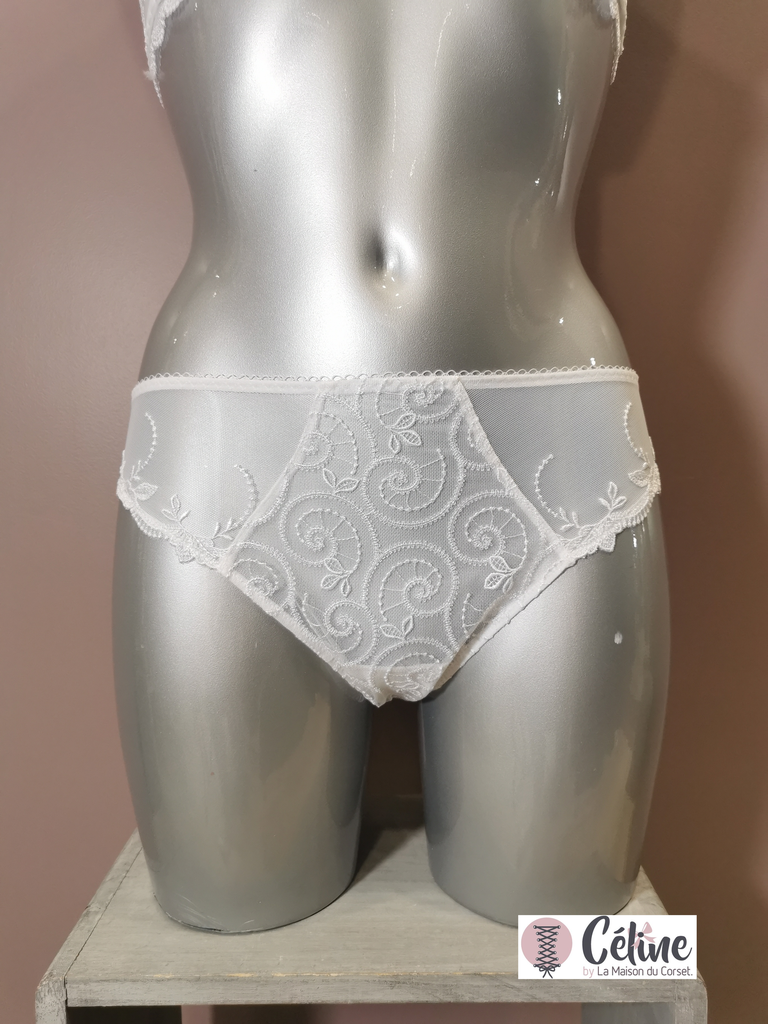 Slip Fantaisie Lise Charmel Crystal Poesie ACH0234 blanc