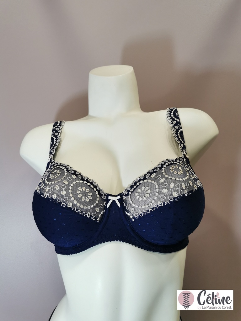 Soutien gorge emboitant Prima Donna Osino 0163310 bleu saphire 