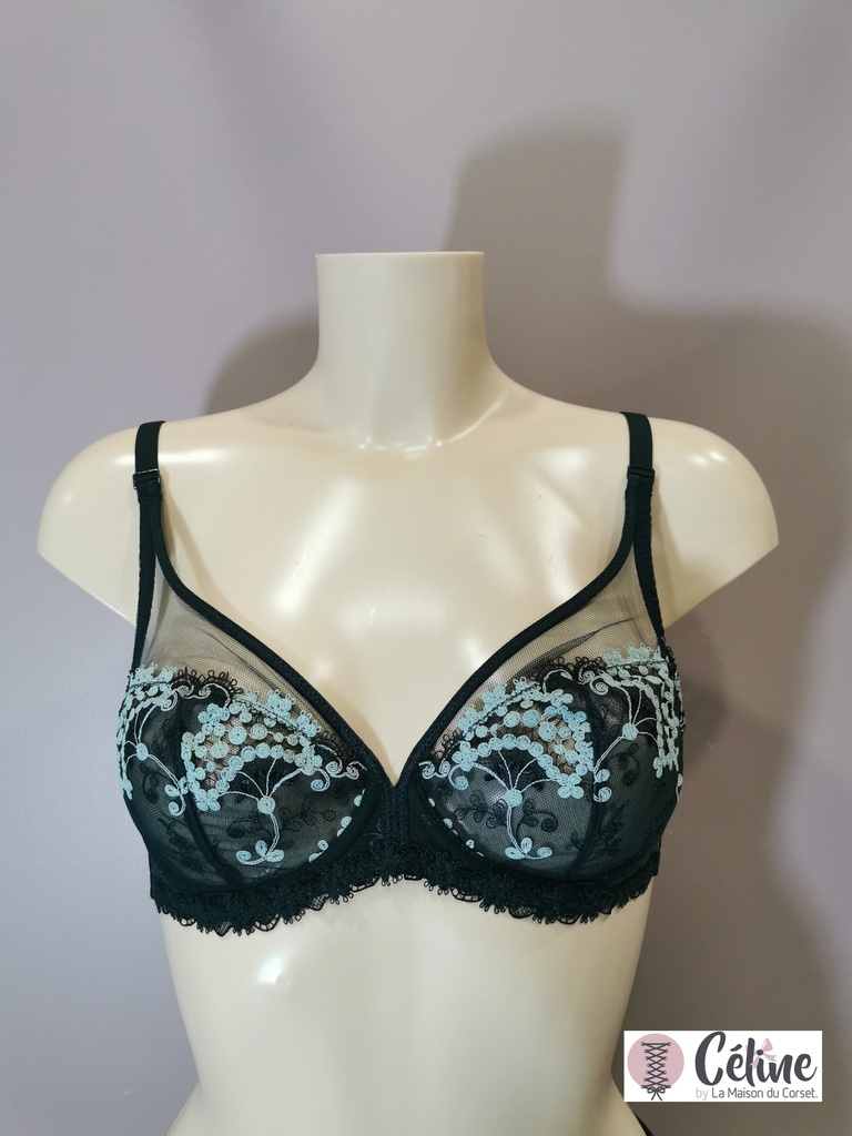 Soutien gorge emboitant Simone Pérèle Wish 12B319 vert kolsai 