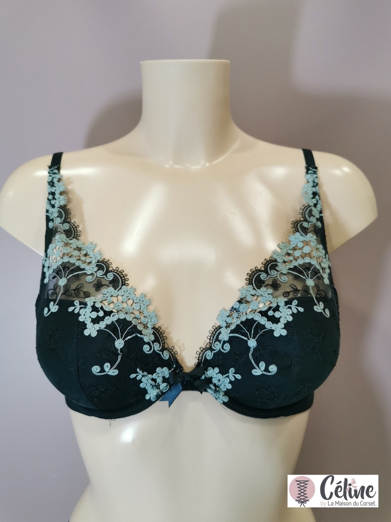 Soutien gorge push up Simone Pérèle Wish 12B347 vert kolsai 