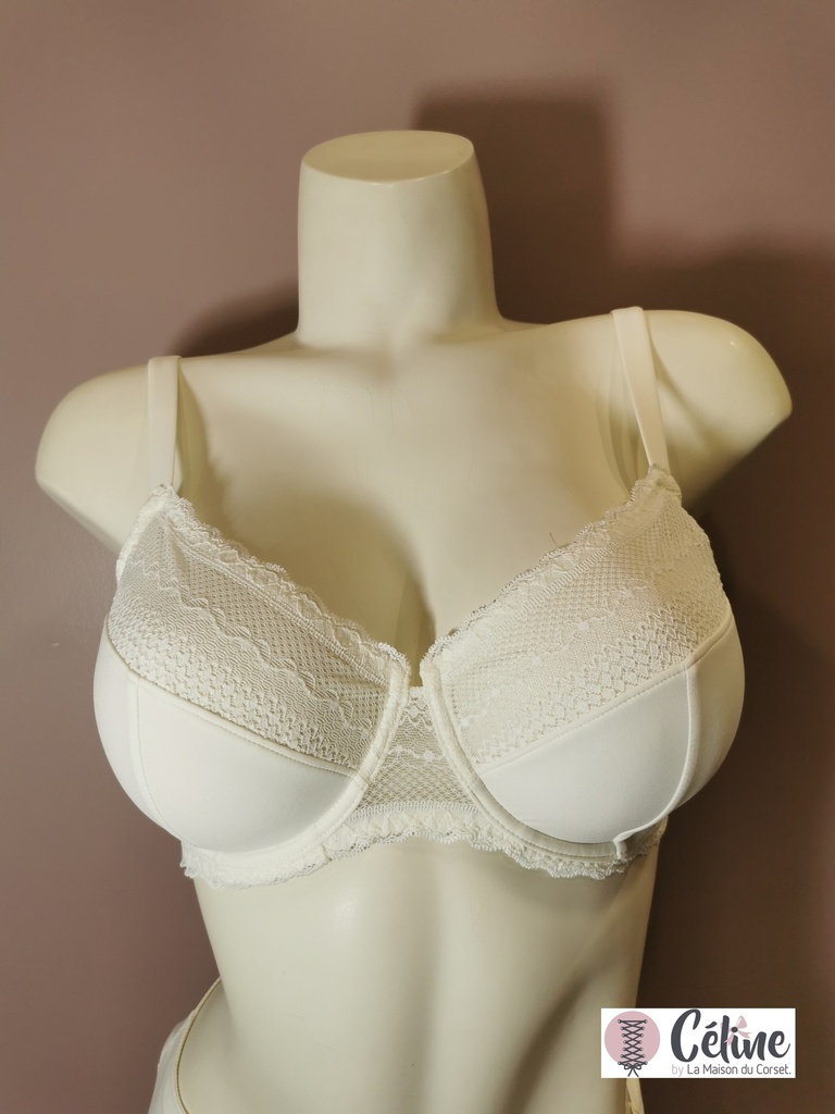 Soutien gorge emboitant Simone Perele Destinee 1D1320 naturel 