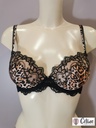 Soutien gorge push up Lise Charmel Fauve Amour ACH8079 ambre panthere