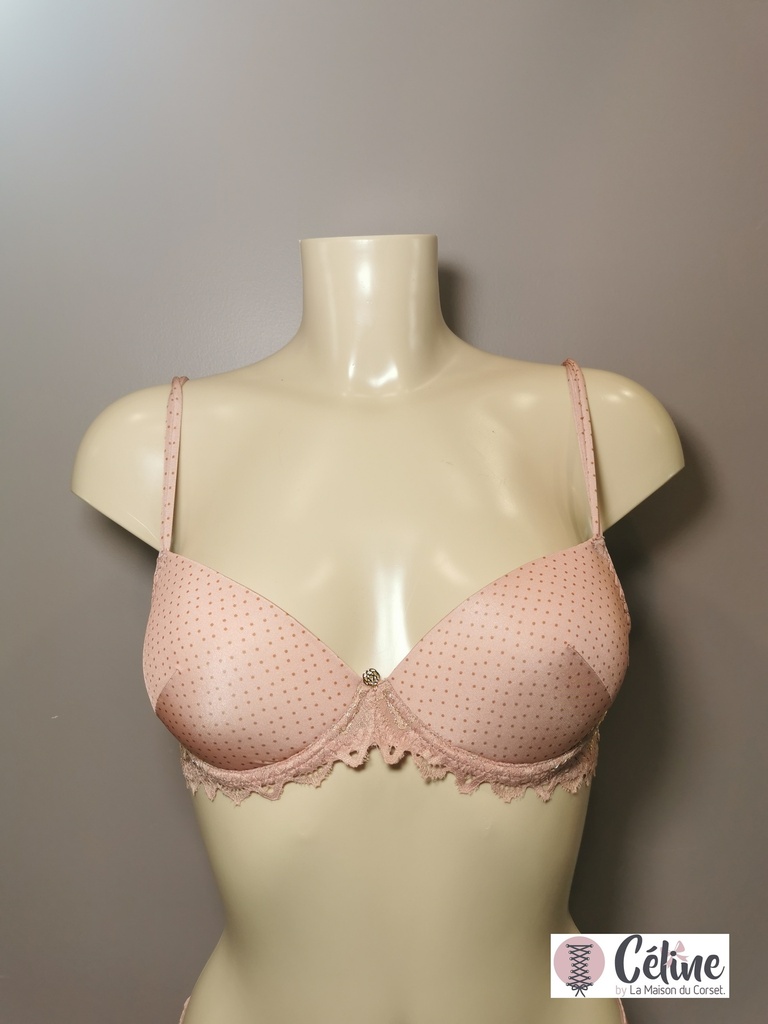 Soutien gorge coque  Antigel de Lise Charmel Petille en Glam  ECH8082 bulles rosées