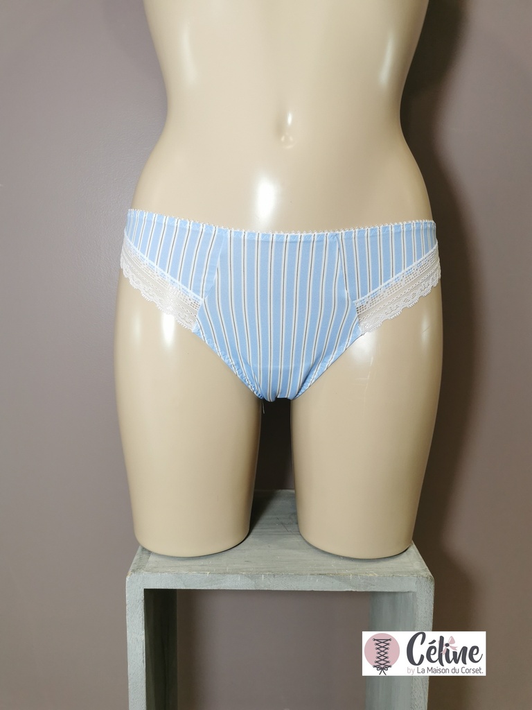 Slip charme Antigel de Lise Charmel Un brin Garconne ECJ0121 bleu liquette