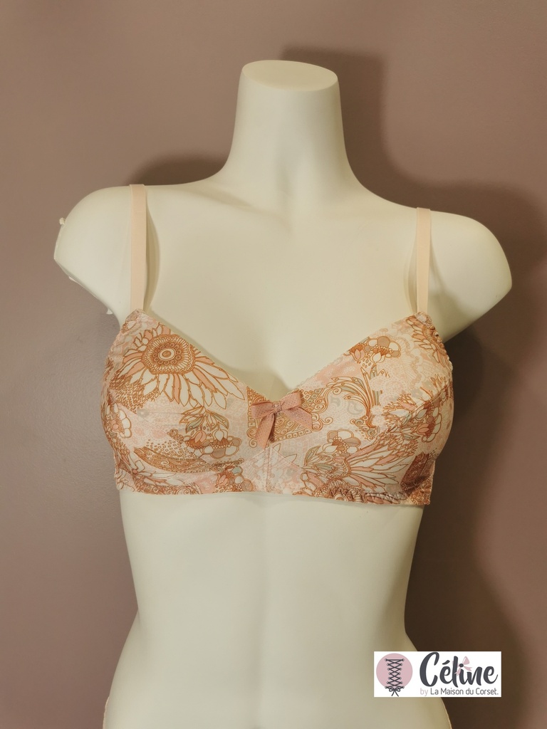 Soutien gorge sans armatures Antigel de Lise Charmel Douce Extravagance ECH6533 peche rose