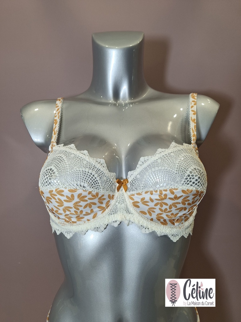 Soutien gorge emboitant Antigel de Lise Charmel Crochet Boheme ECJ6134 camel boheme 