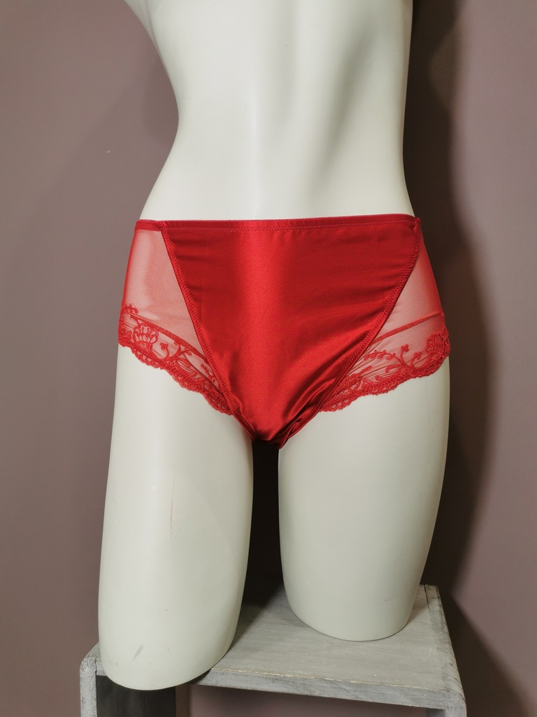 Culotte haute Lise Charmel Splendeur Soie ACC0380 splendeur rouge