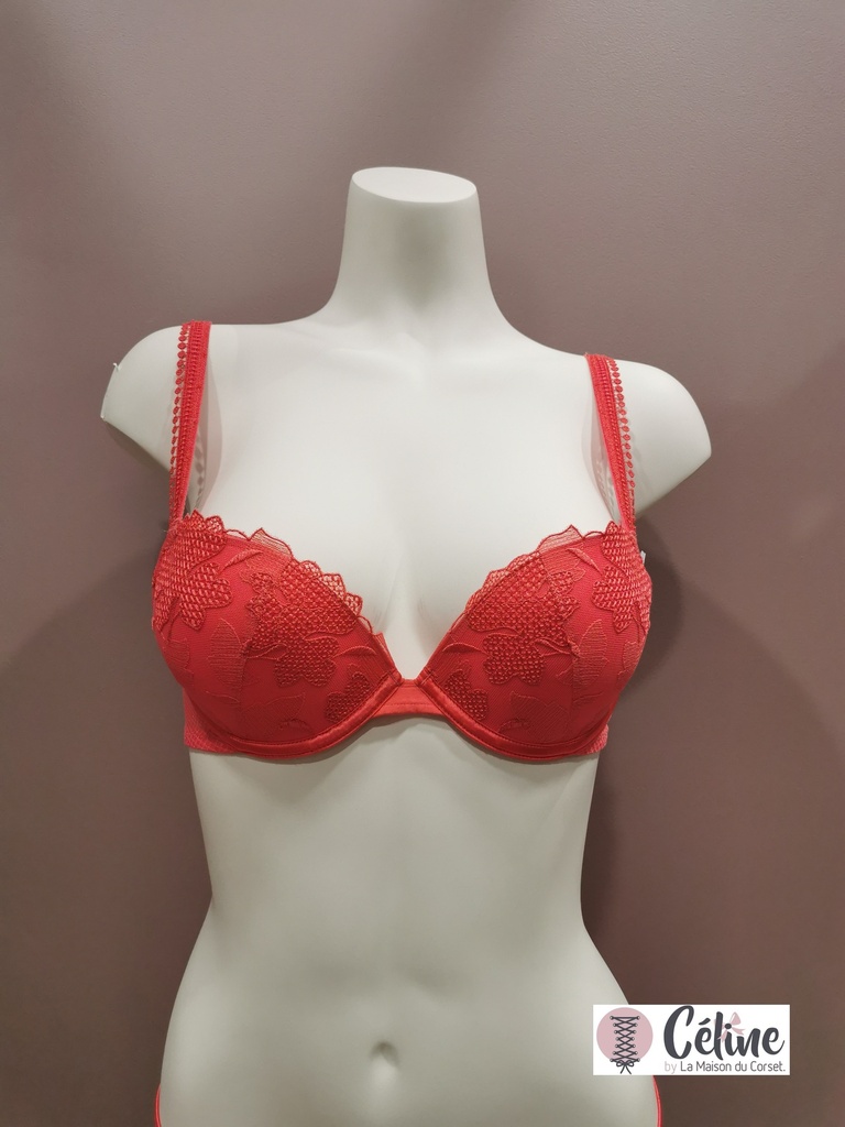 Soutien gorge push up Simone Perele Dhalia 14V340 papaye 