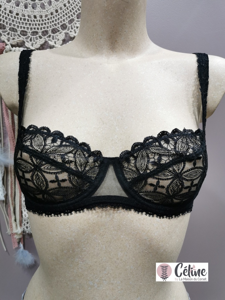 Soutien gorge Tulipe Antinéa de Lise Charmel Tatouage Graphique CCG6280 noir