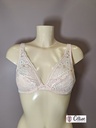 Soutien gorge emboitant triangle Simone Perele Festive  1E350 rose ballet