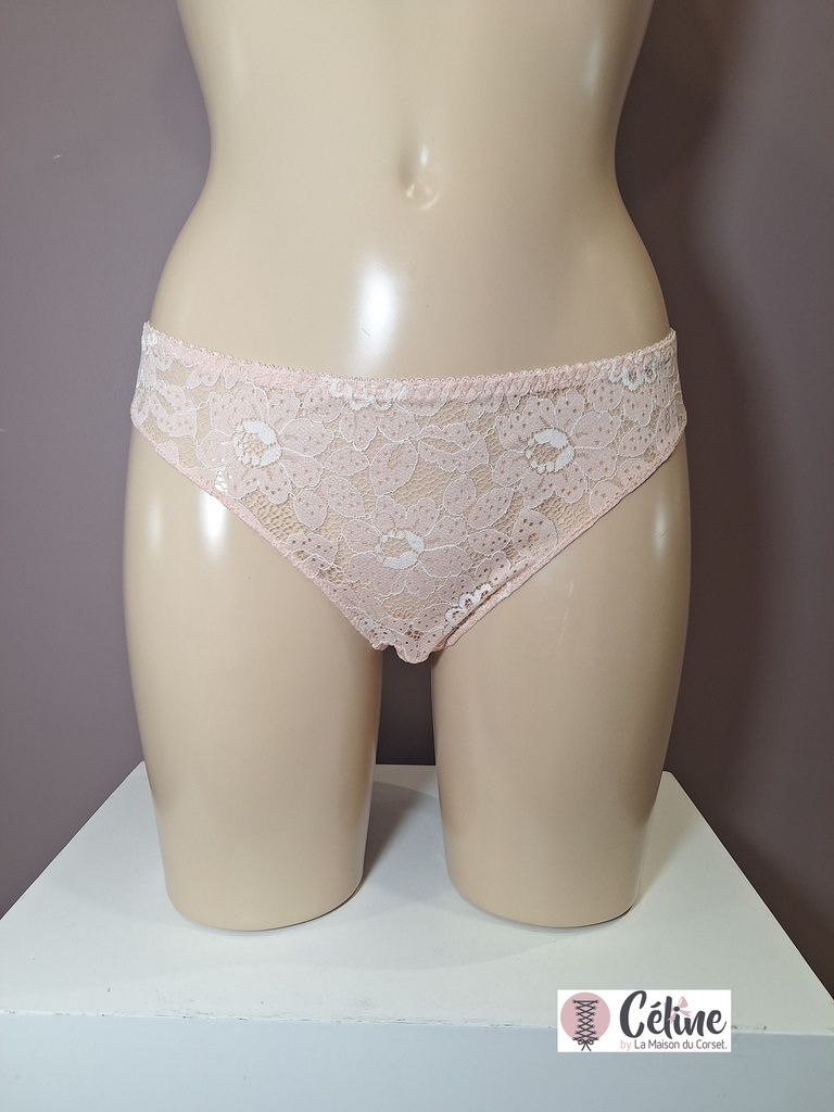 Slip Simone Perele Festive 1E1726 rose ballet 