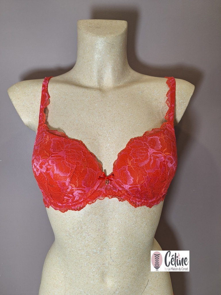 Soutien gorge push up Marie Jo Manyla 0102736 pixie red 