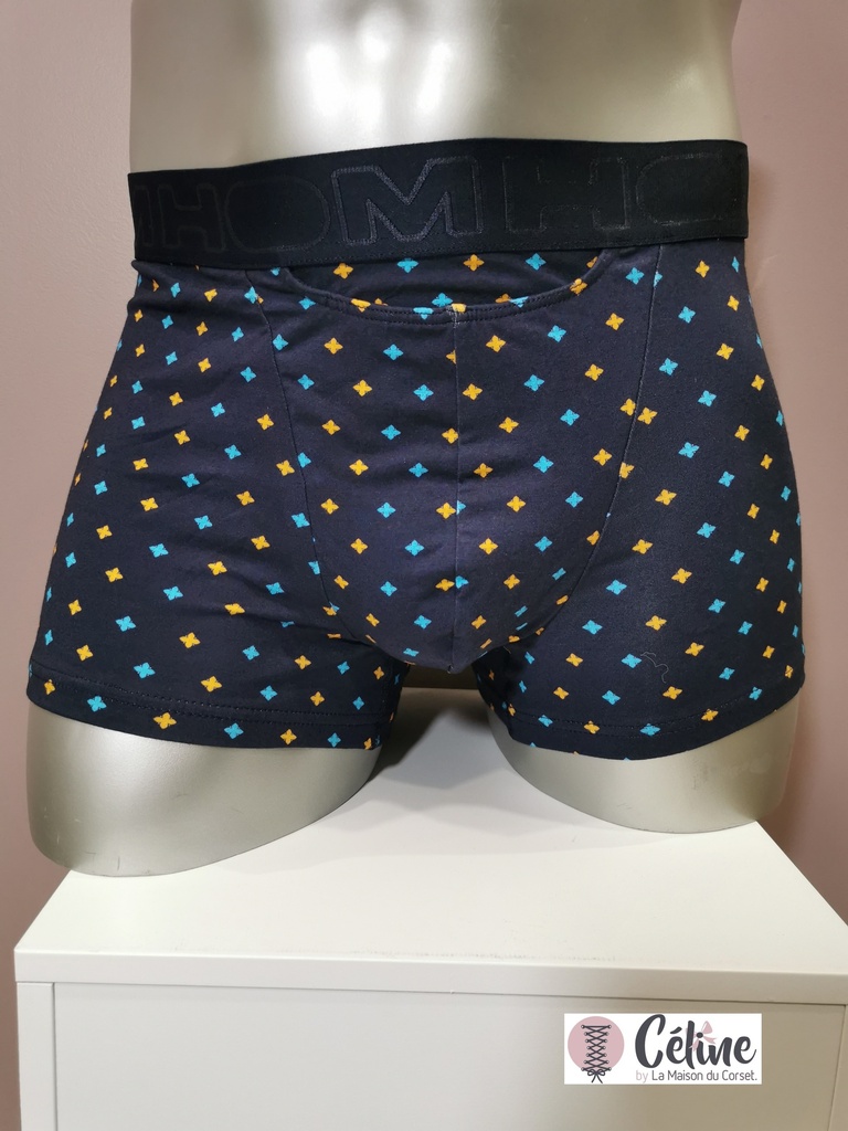 Boxer HOM Mougins 405688 navy print 