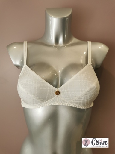 Soutien gorge sans armatures Antigel de Lise Charmel Belles des Neiges ECH6522 nacre or