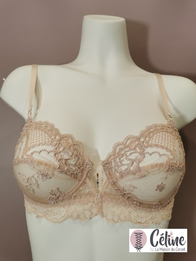 Soutien gorge emboitant Lise Charmel Sublime en dentelle ACH6013 nude