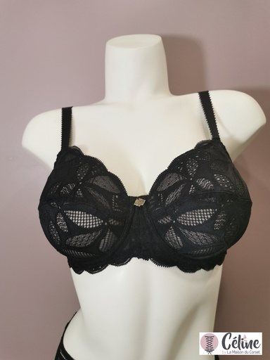 Soutien gorge emboitant bien être Antigel de Lise Charmel Stricto Sensuelle FCH6017 noir