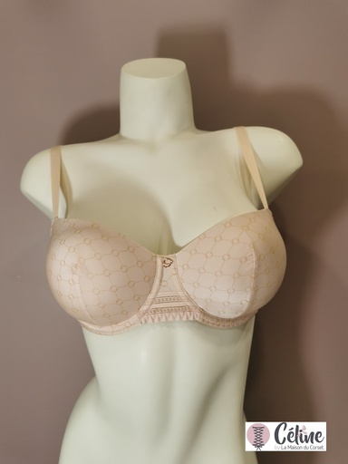 Soutien gorge coque light Antigel de Lise Charmel Bijou du Jour FCH8032 nude bijou 