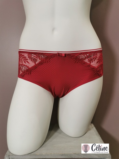 Shorty Simone Perele Bloom 12Y630 rouge opera 