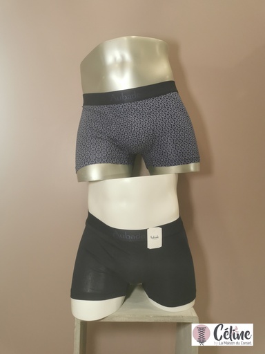 Boxer Duo Aubade Men Mini Menotte XB58T bleu