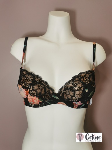 Soutien gorge push up Aubade Sweet Folk RPN08 poetique 