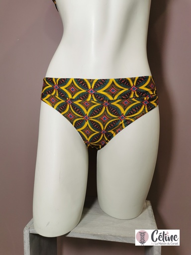 Slip revers maillot de bain Antigel de Lise Charmel La Muse Africa FBB0356 jaune africa