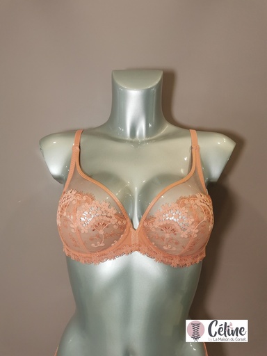 Soutien gorge emboitant Simone Perele Wish 12B319 rose ginger