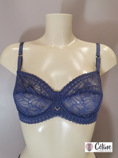 Soutien gorge emboitant Antigel de Lise Charmel Atelier Seduction  ECH6157 bleu purple