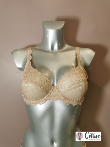 Soutien gorge emboitant Simone Perele Reve 12Z313 dune