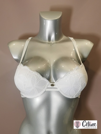 Soutien gorge push up Antigel de Lise Charmel Stricto Sensuelle ECH8017 blanc