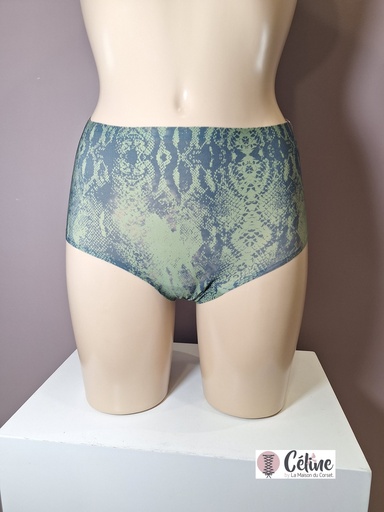 Culotte haute Chantelle Soft Stretch C11D70-0DQ python vert