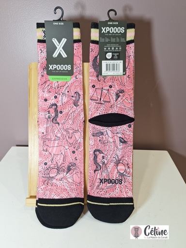 Chaussettes XPOOOS Zodiaque 70262-7000 rose