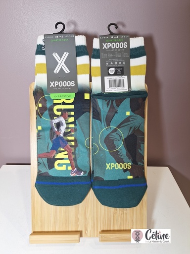 Chaussettes Homme XPOOOS Running vert